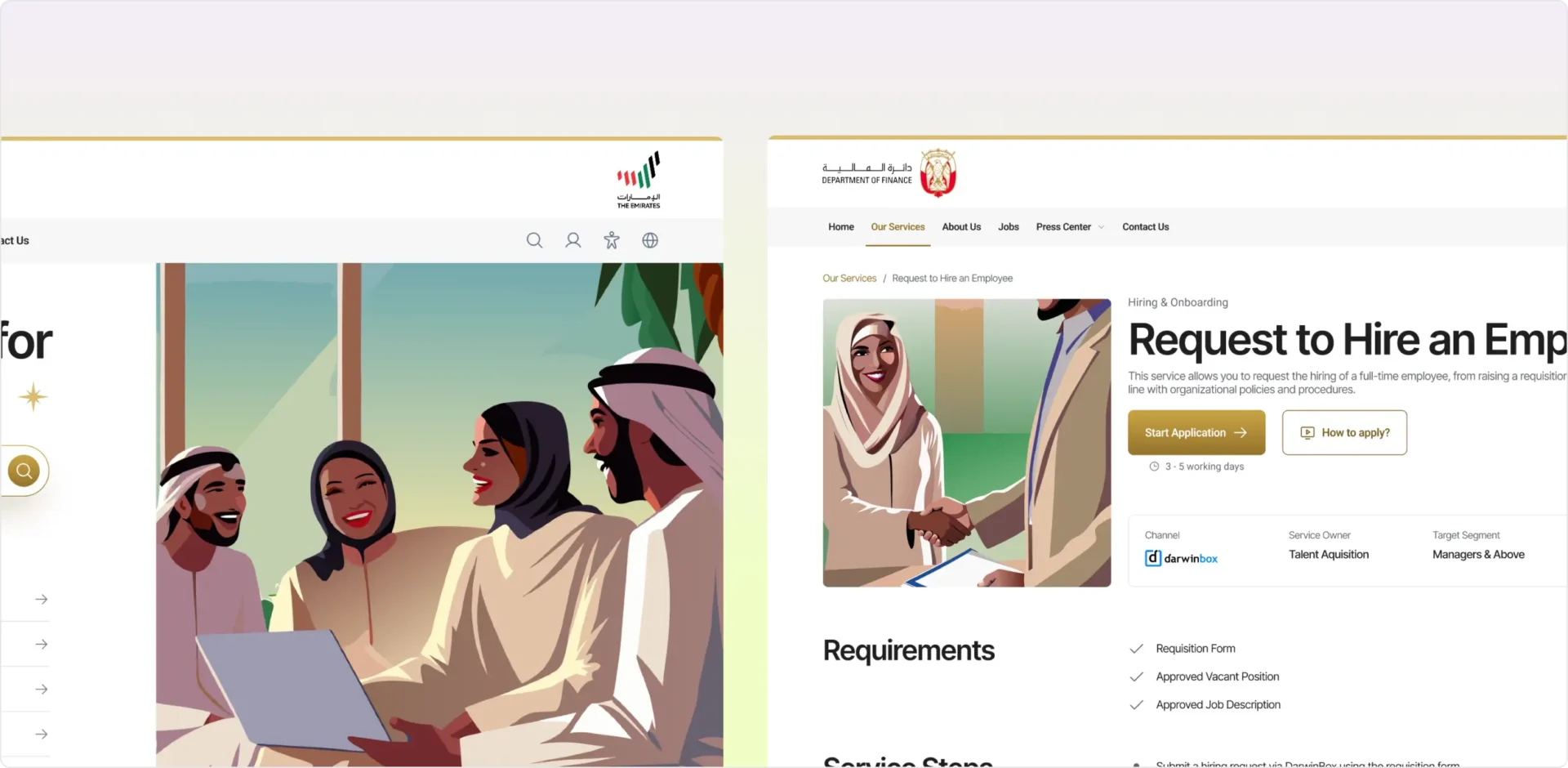 DoF Screens Services