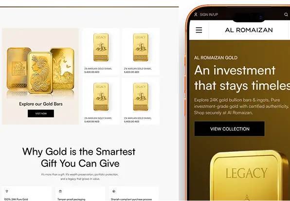 Gold Landing Page