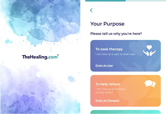 TheHealing Mobile Screens